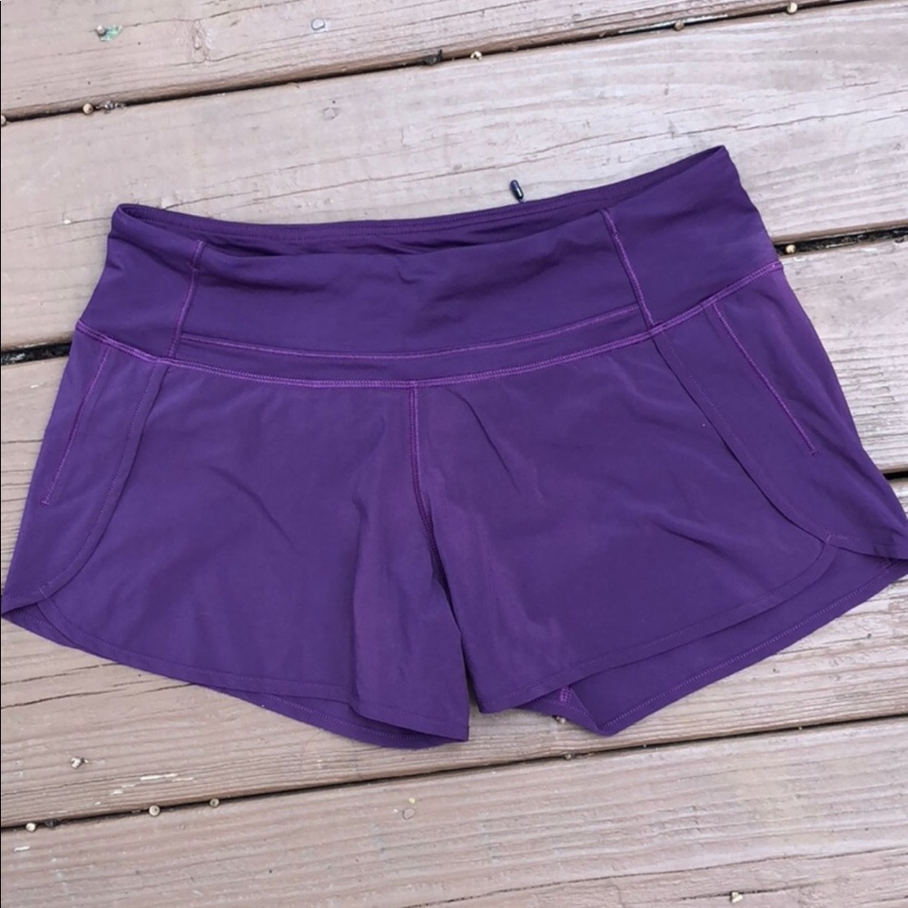Lululemon speed shorts